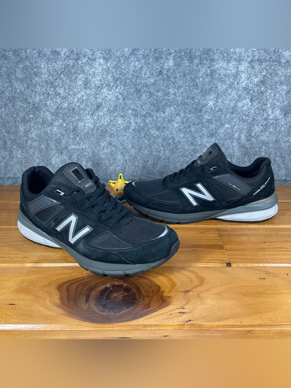 New Balance 990v5 Men's Size 14 D Black Silver Made In USA Running Shoes M990BK5